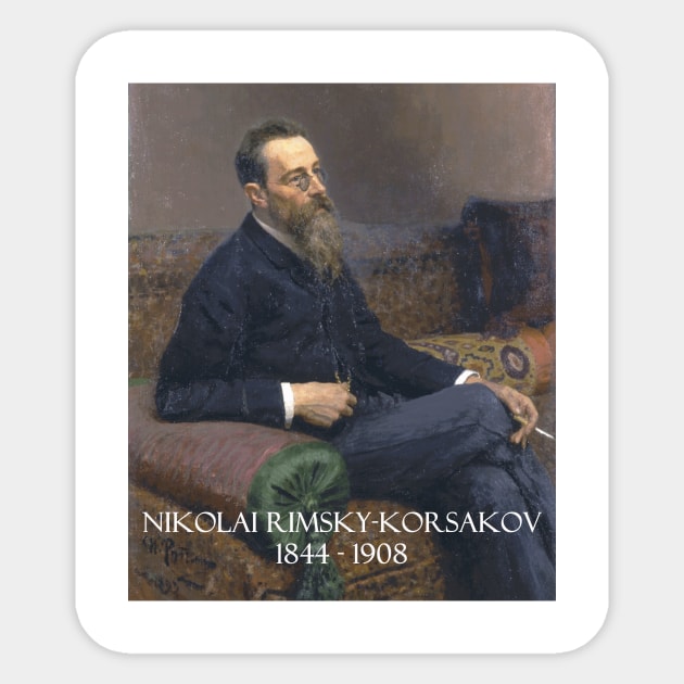 Great Composers: Nikolai Rimsky-Korsakov Sticker by Naves